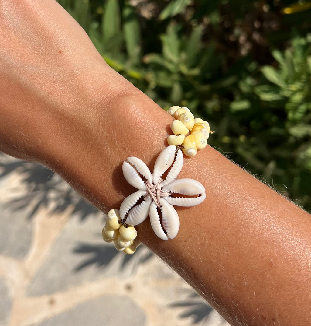 Bracelet Fleur de coquillages