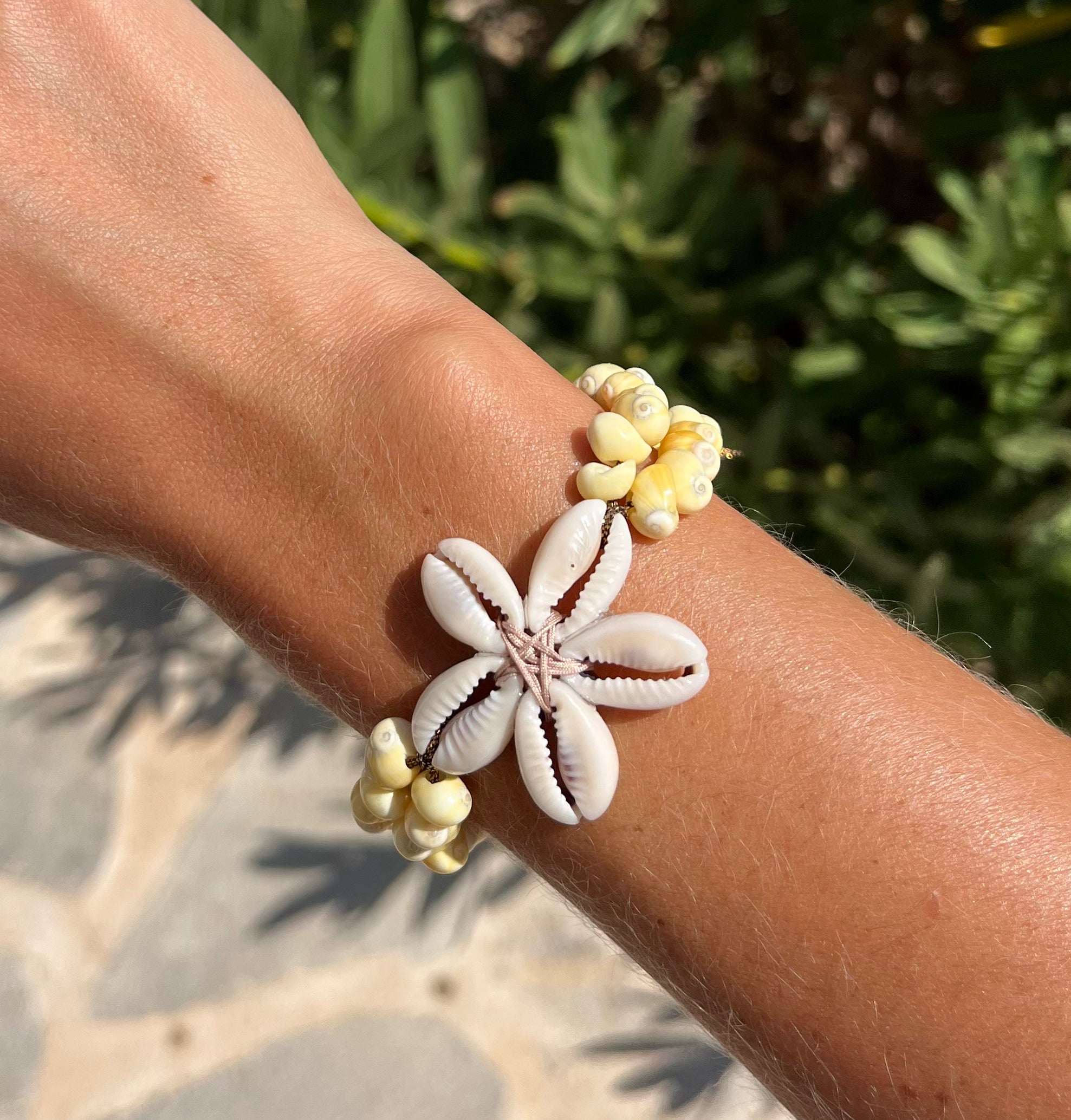Bracelet Fleur de coquillages
