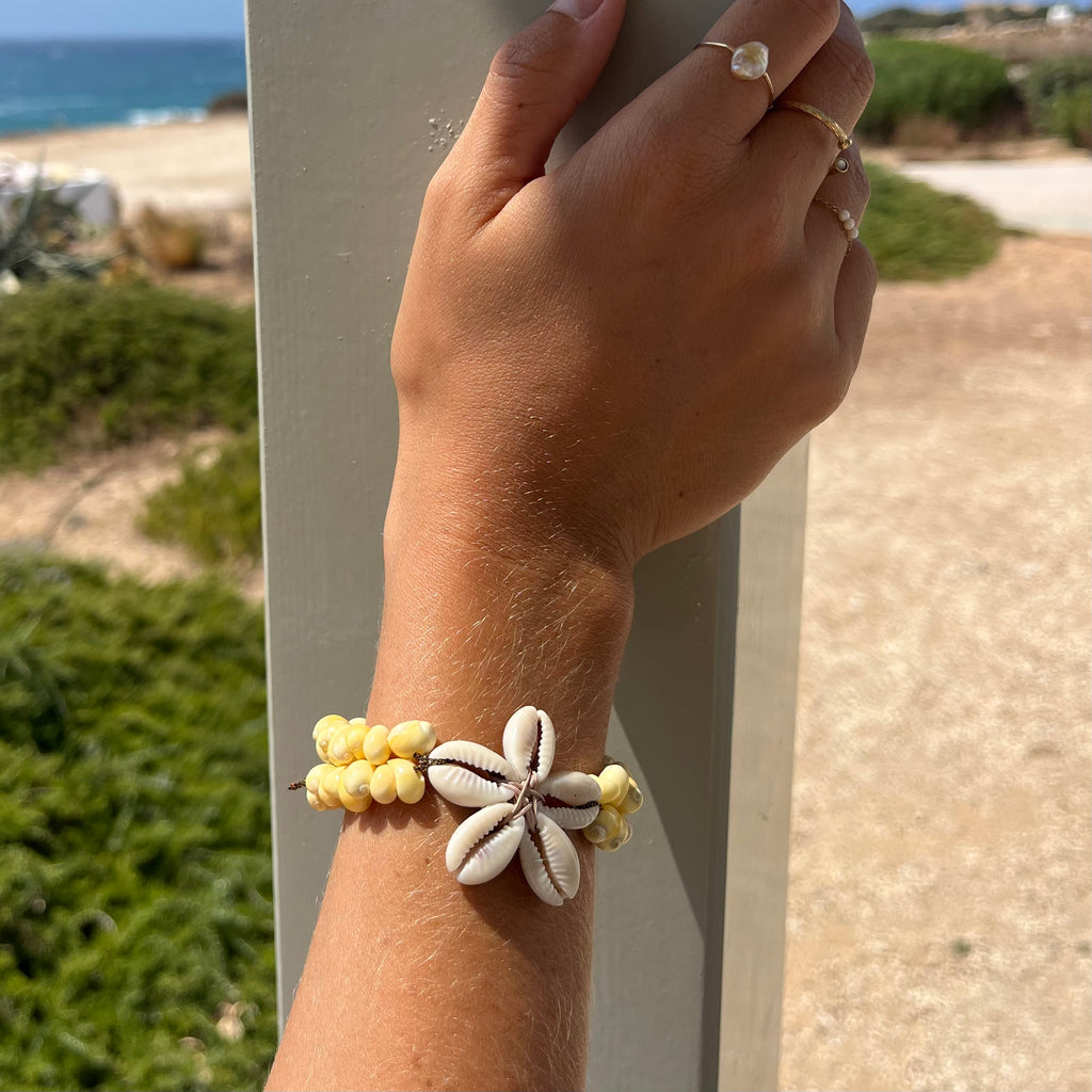 Bracelet Fleur de coquillages