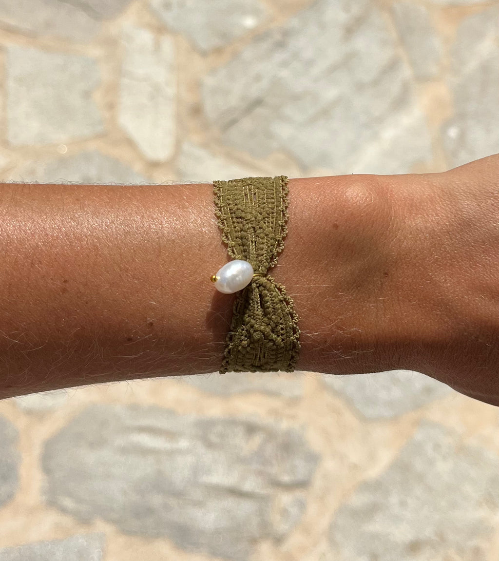 Bracelet Dentelle et Perle
