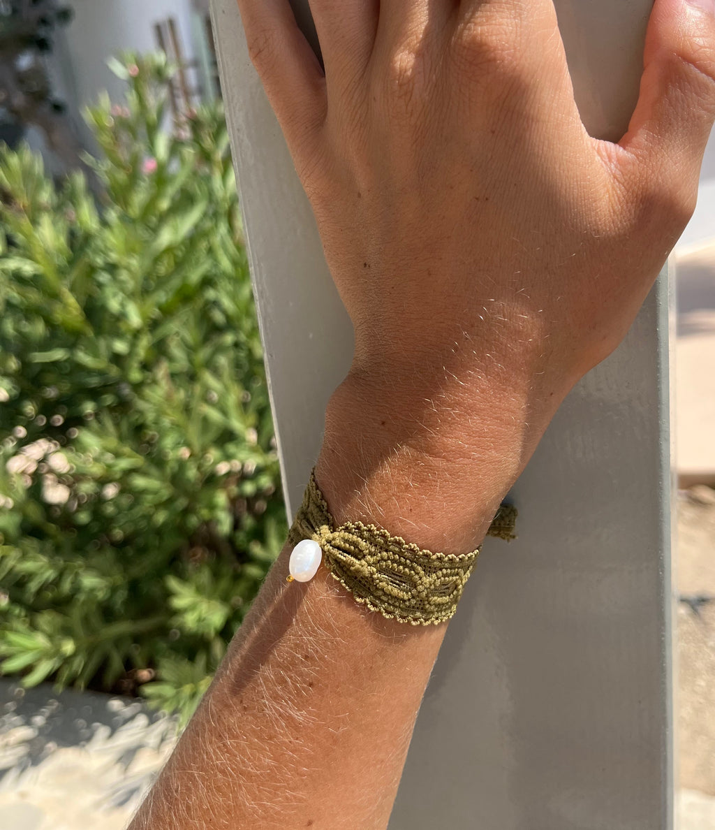 Bracelet Dentelle et Perle