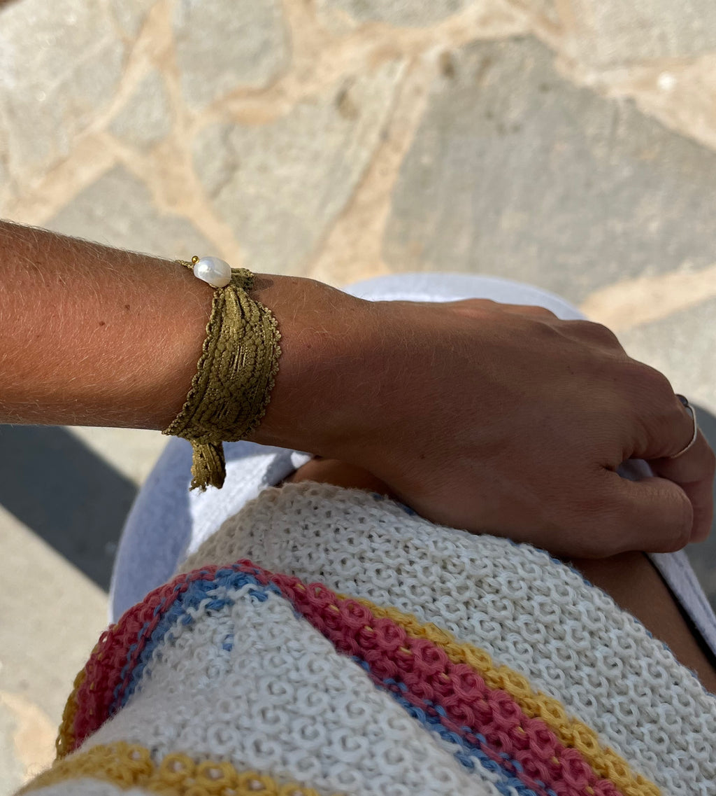Bracelet Dentelle et Perle