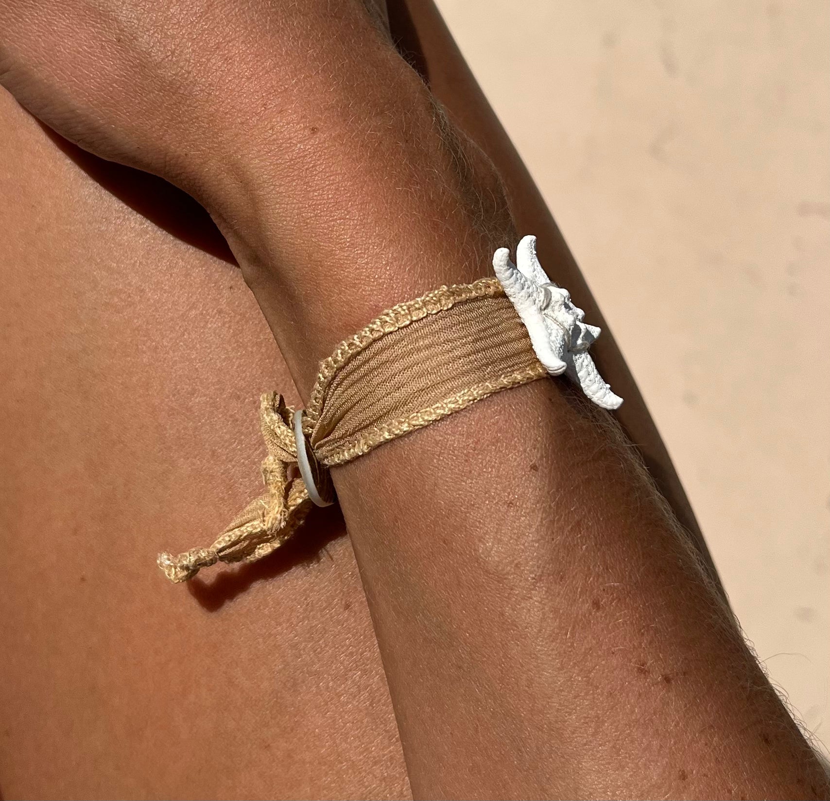 Bracelet Soie et Étoile de mer